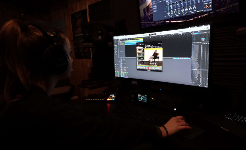 Numa Player en Logic.